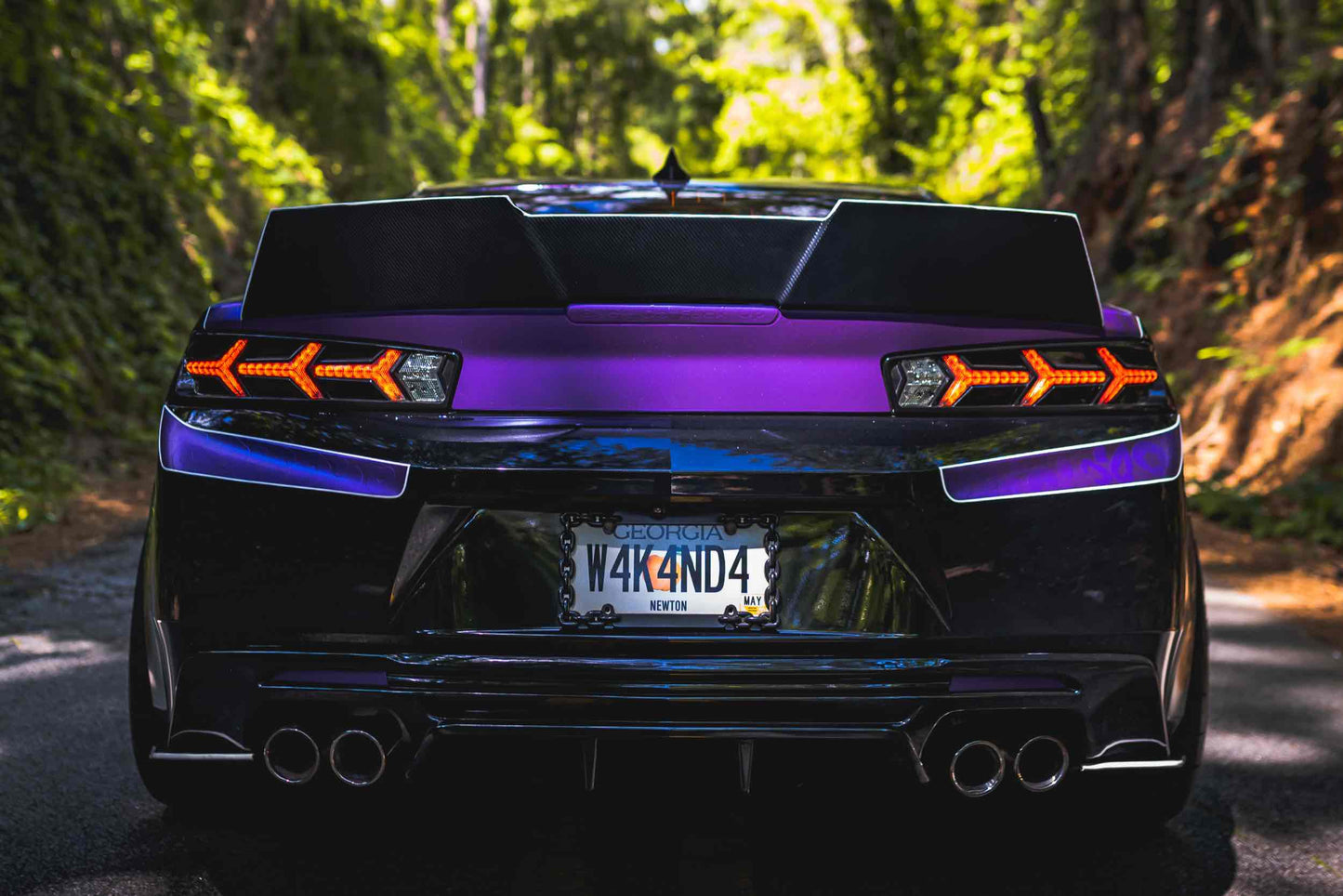 Morimoto Chevrolet Camaro XB LED Tail Lights, 2016-2018, US Models Only, Pair, Lambo, Smoked, LF401