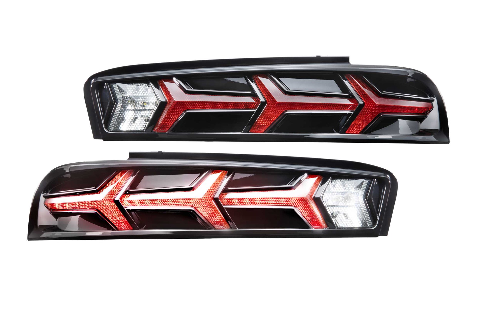 Morimoto Chevrolet Camaro XB LED Tail Lights, 2016-2018, US Models Only, Pair, Lambo, Red, LF400