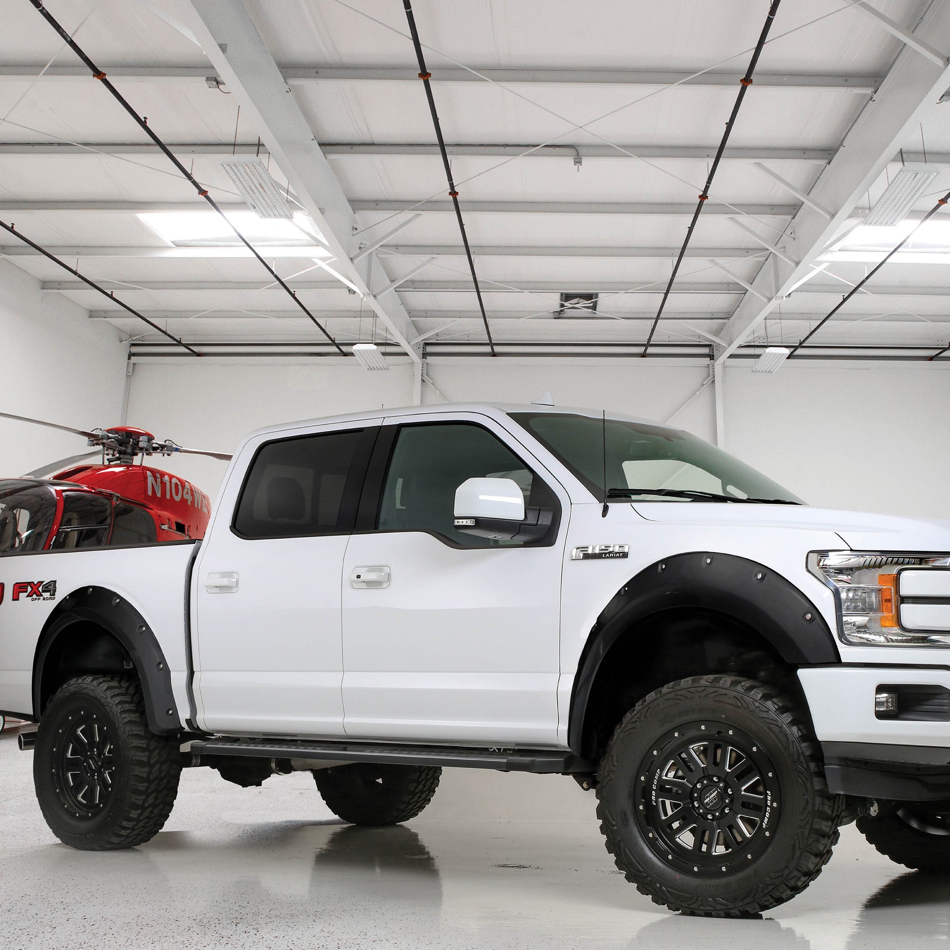 Smittybilt 2018-2020 Ford F-150 M1 Fender Flares, Painted, Shadow Black, 15-20 Ford F150, 17397-G1