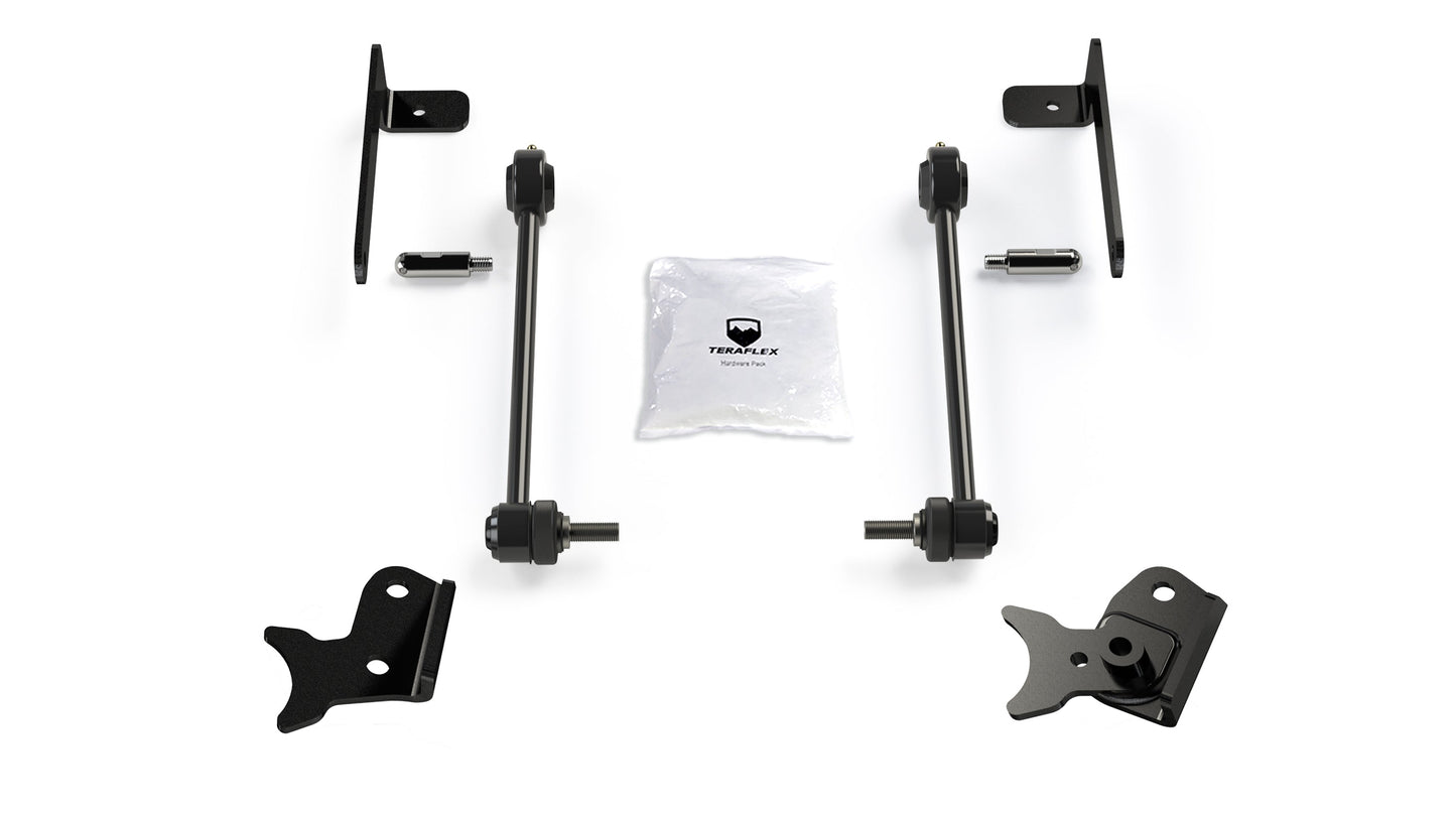 TeraFlex Jeep Gladiator JL / JT Front Sway Bar Quick Disconnect Kit, 0-4.5" Lift, Right-Hand Drive