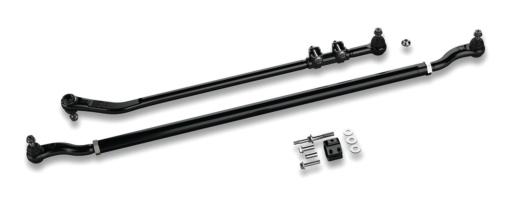 TeraFlex Jeep Wrangler JK HD Chromoly Tie Rod Kit & HD Forged Drag Link Flip Kit, 4-6" Lift