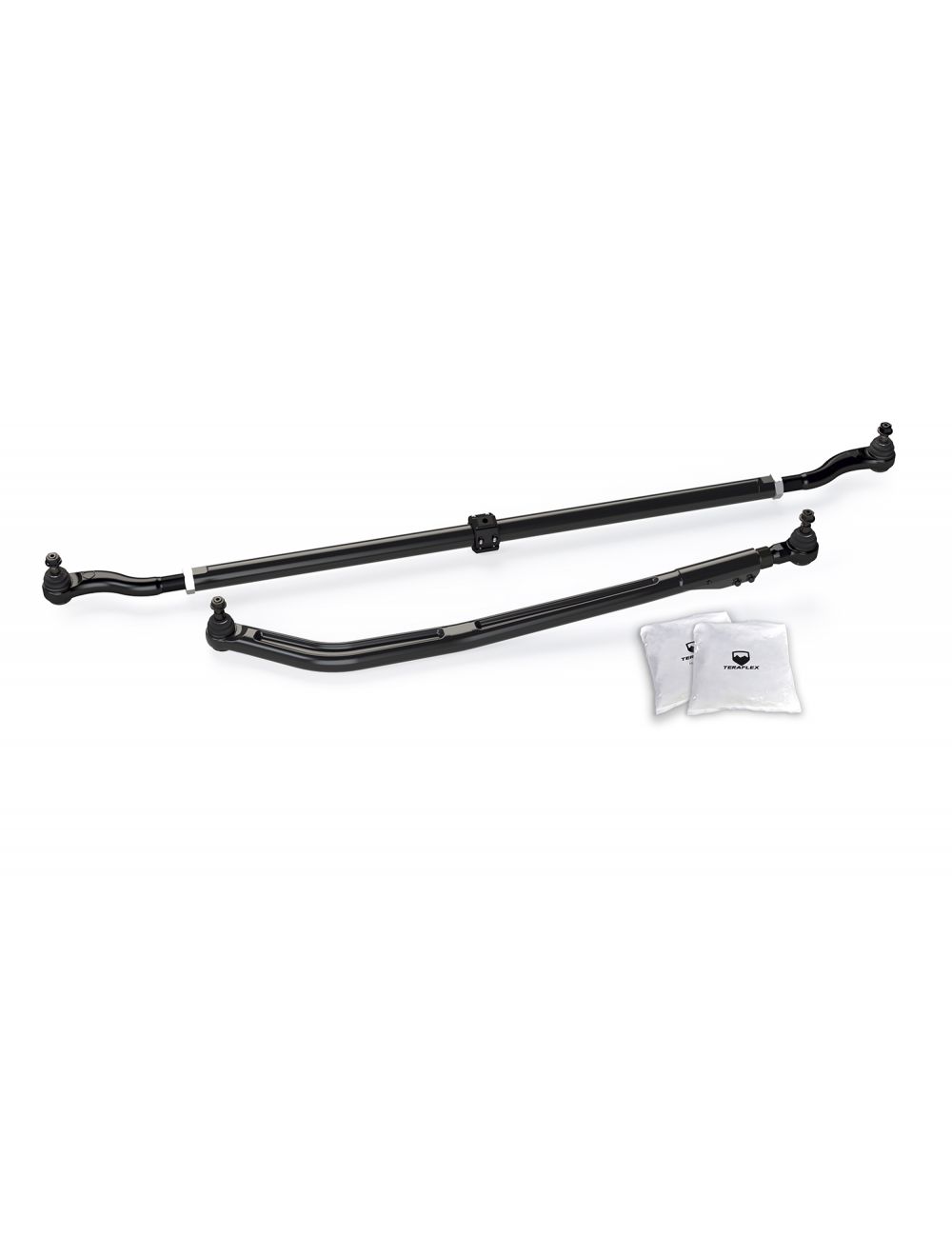 TeraFlex Jeep Gladiator JL / JT HD Chromoly Tie Rod Kit & HD Forged Drag Link Kit, 2-6" Lift