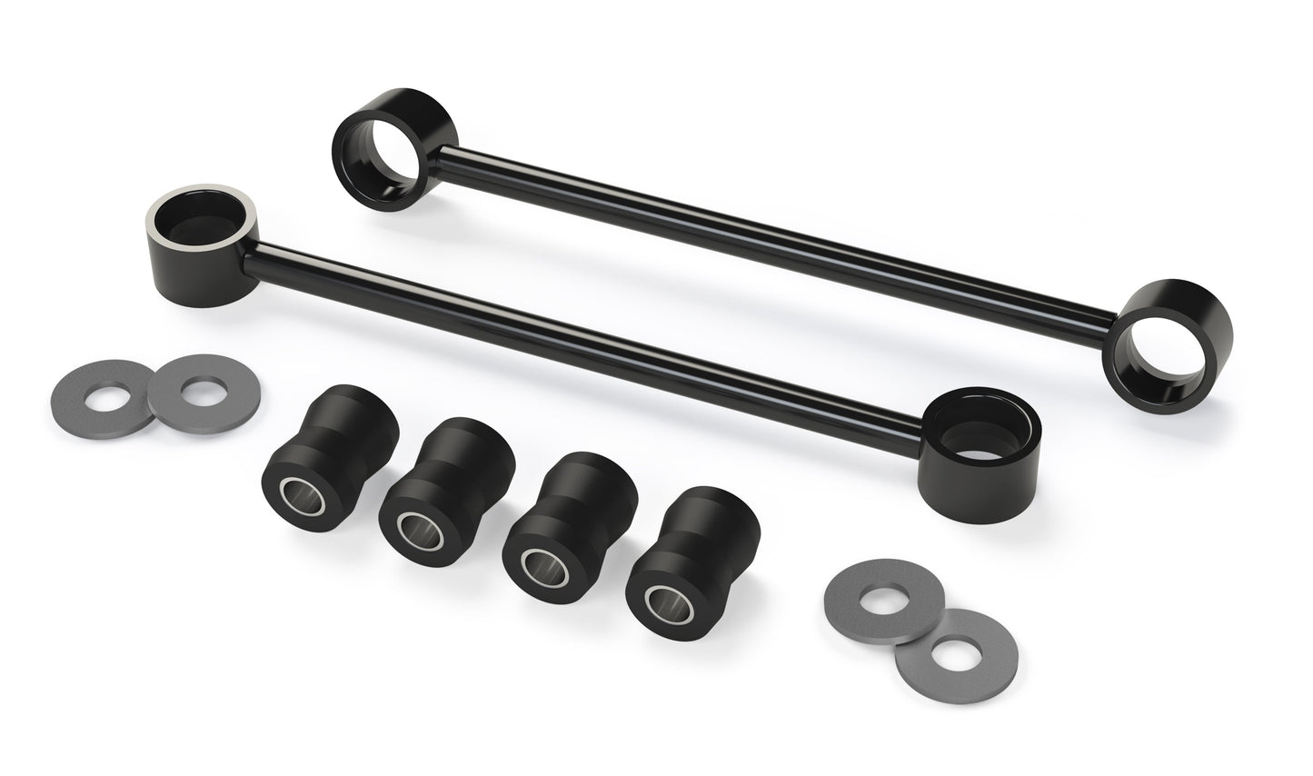 TeraFlex Jeep Wrangler TJ 10.5" Rear Sway Bar Link Kit With Swivel Stud, 2-4" Lift