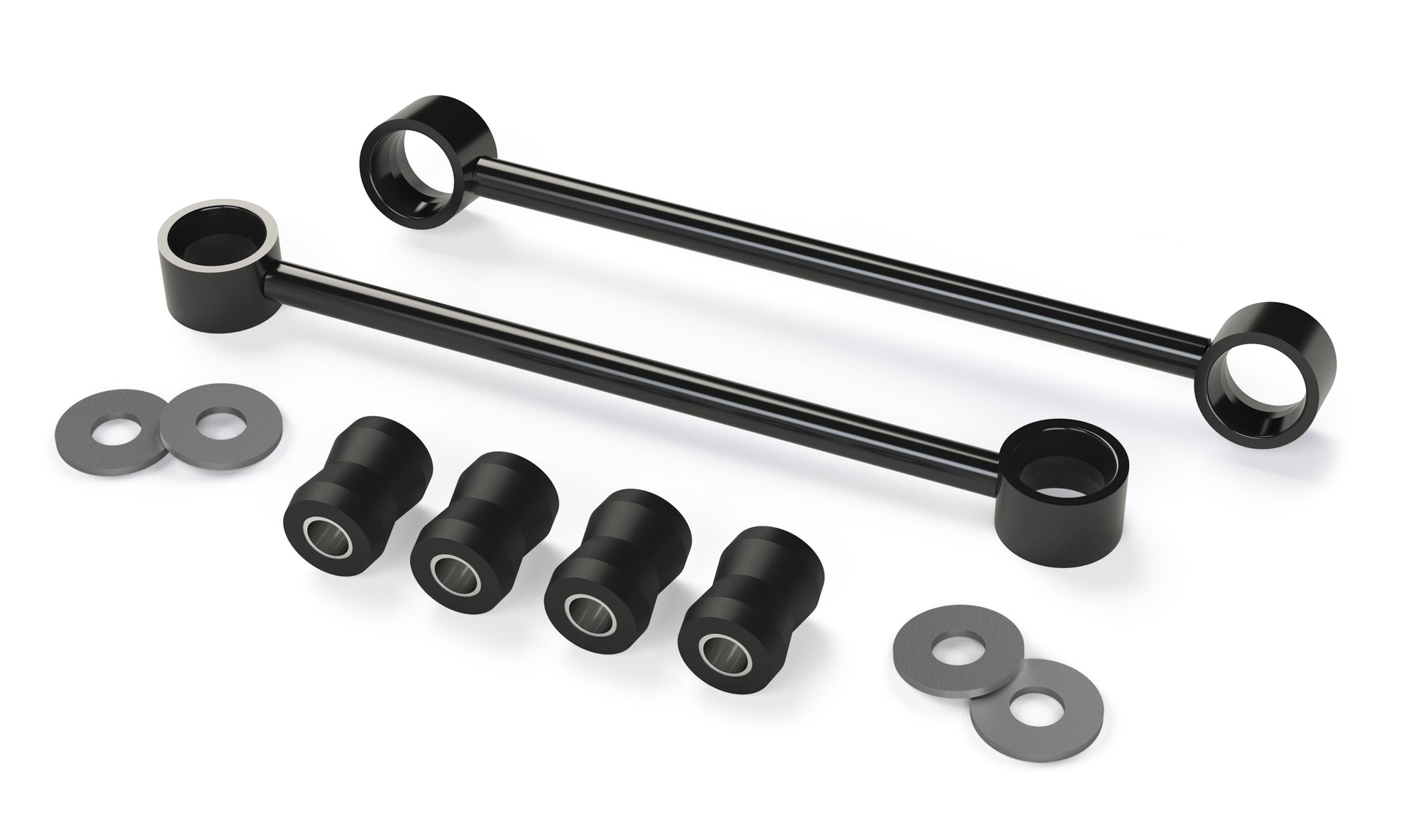 TeraFlex Jeep Wrangler TJ 10.5" Rear Sway Bar Link Kit With Swivel Stud, 2-4" Lift