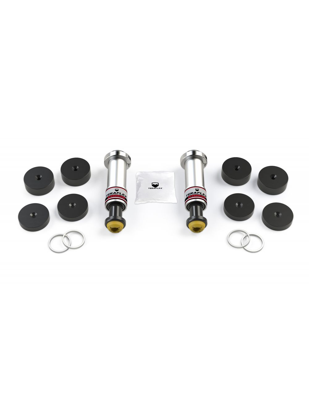 TeraFlex Jeep Gladiator JL / JT 3" Stroke SpeedBump Stop Kit, Front, 4.5" Lift