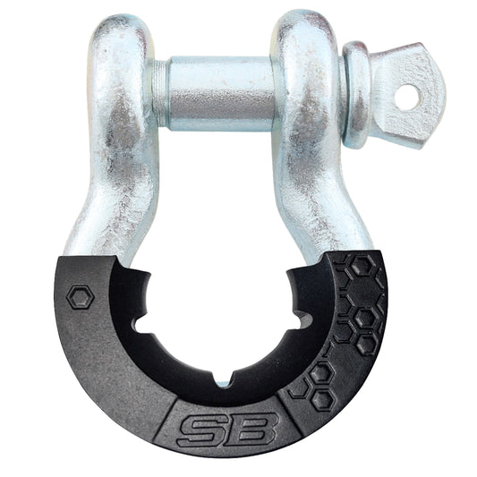 Smittybilt Universal D-Ring with Isolators, 3/4", 4.5 Ton Rating, Zinc, 23047