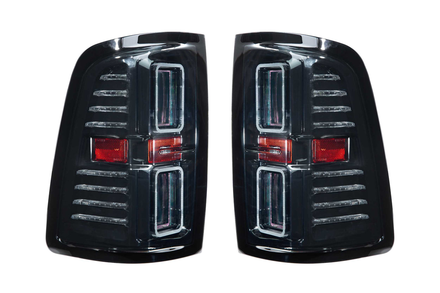 Morimoto Dodge RAM 1500 XB LED Tail Lights, 2019+, Without OEM LED Tail Lights, Does Not Fit Classic, Pair, Smoked, LF519