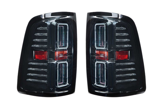 Morimoto Dodge Ram 1500 / HD XB LED Tail Lights, 2009-2018, Without OEM LEDs, Pair, Smoked, LF521