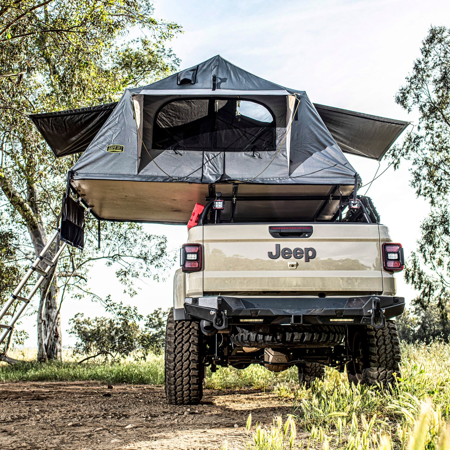 Smittybilt Universal Gen2 Overlander Standard Tent, Gray, 2583