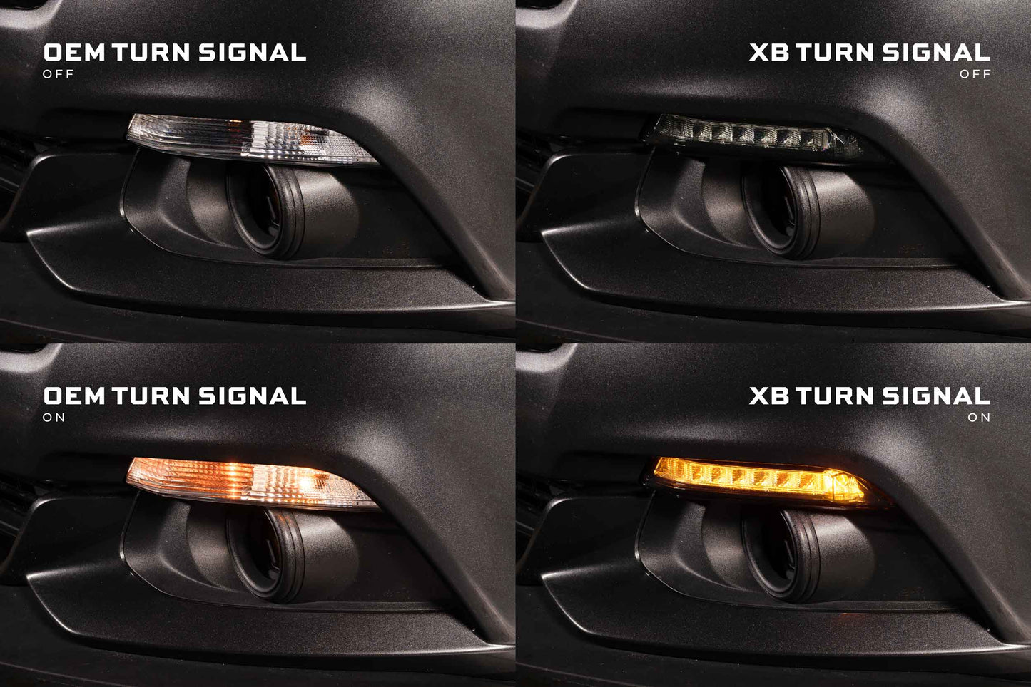 Morimoto Ford Mustang XB LED Turn Lights, 2015-2017, US Models Only, Pair, Smoked, LF411