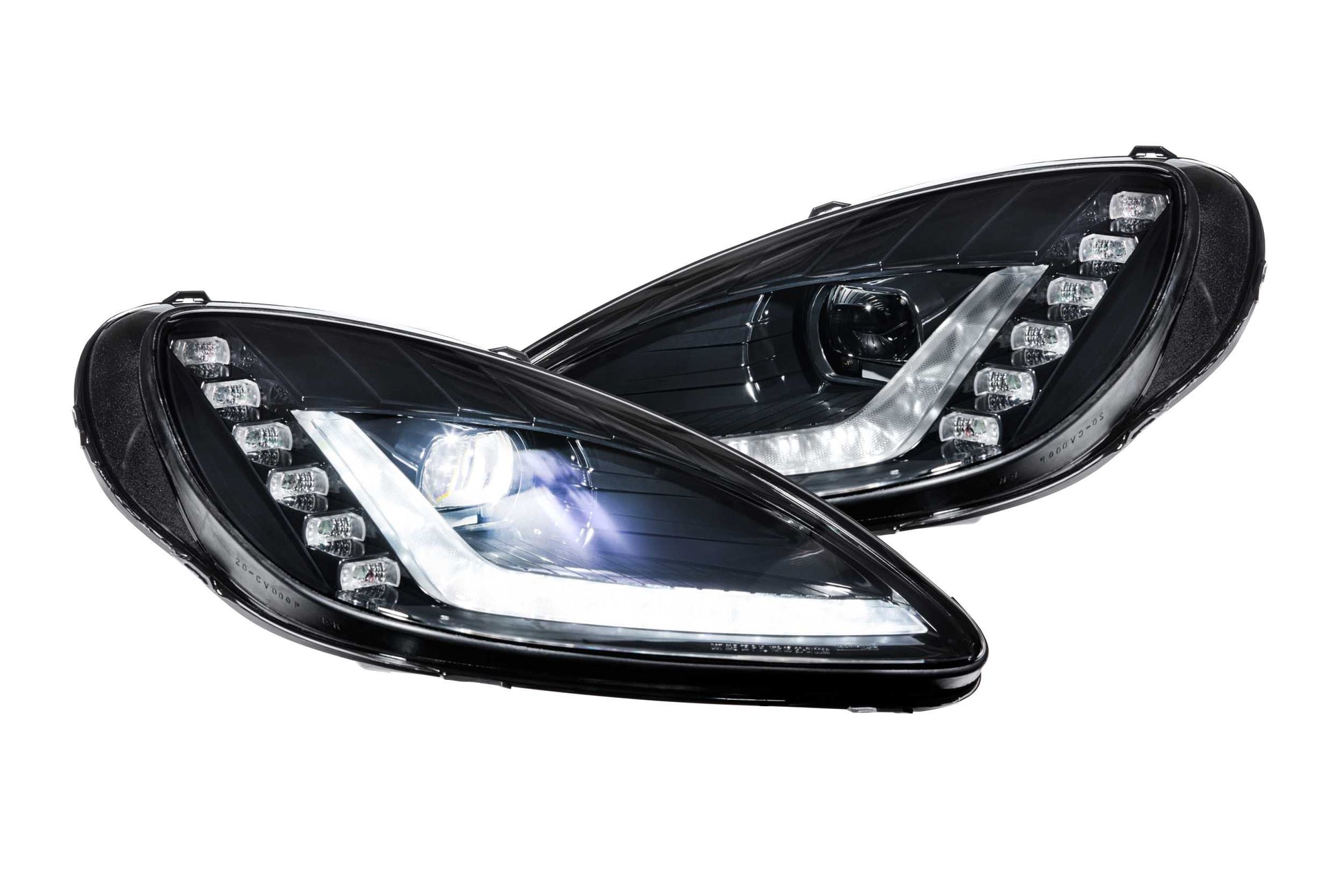 Morimoto Chevrolet Corvette C6 XB LED Headlights, 2005-2013, C7 Style, Set, LF460.2