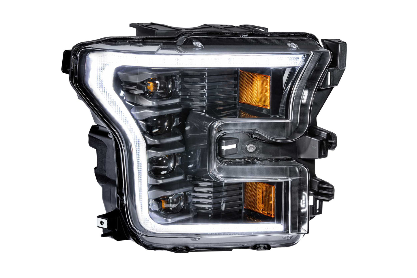 Morimoto Ford F-150 / Ford F-150 Raptor XB LED Headlights, 2015-2017, Pair, ASM, White DRL, Gen 2, LF502.2-ASM