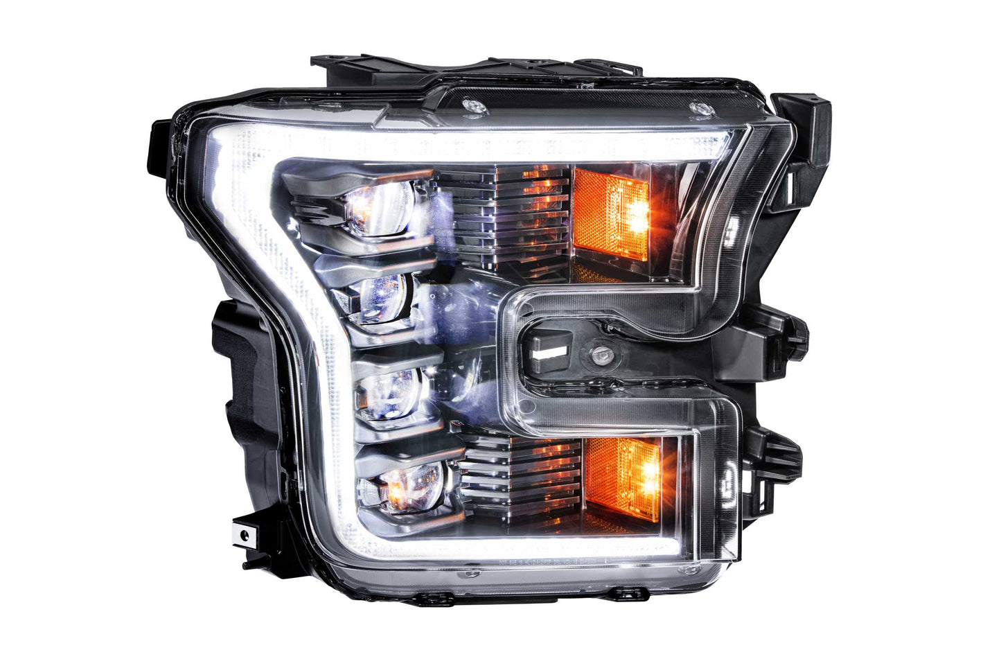 Morimoto Ford F-150 / Ford F-150 Raptor XB LED Headlights, 2015-2017, Pair, ASM, White DRL, Gen 2, LF502.2-ASM