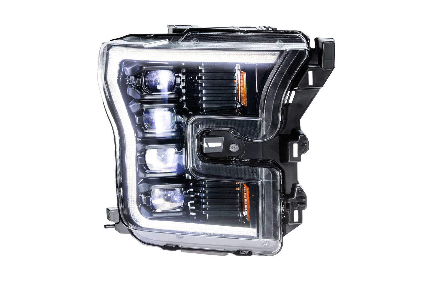 Morimoto Ford F-150 / Ford F-150 Raptor XB LED Headlights, 2015-2017, Pair, ASM, White DRL, Gen 2, LF502.2-ASM