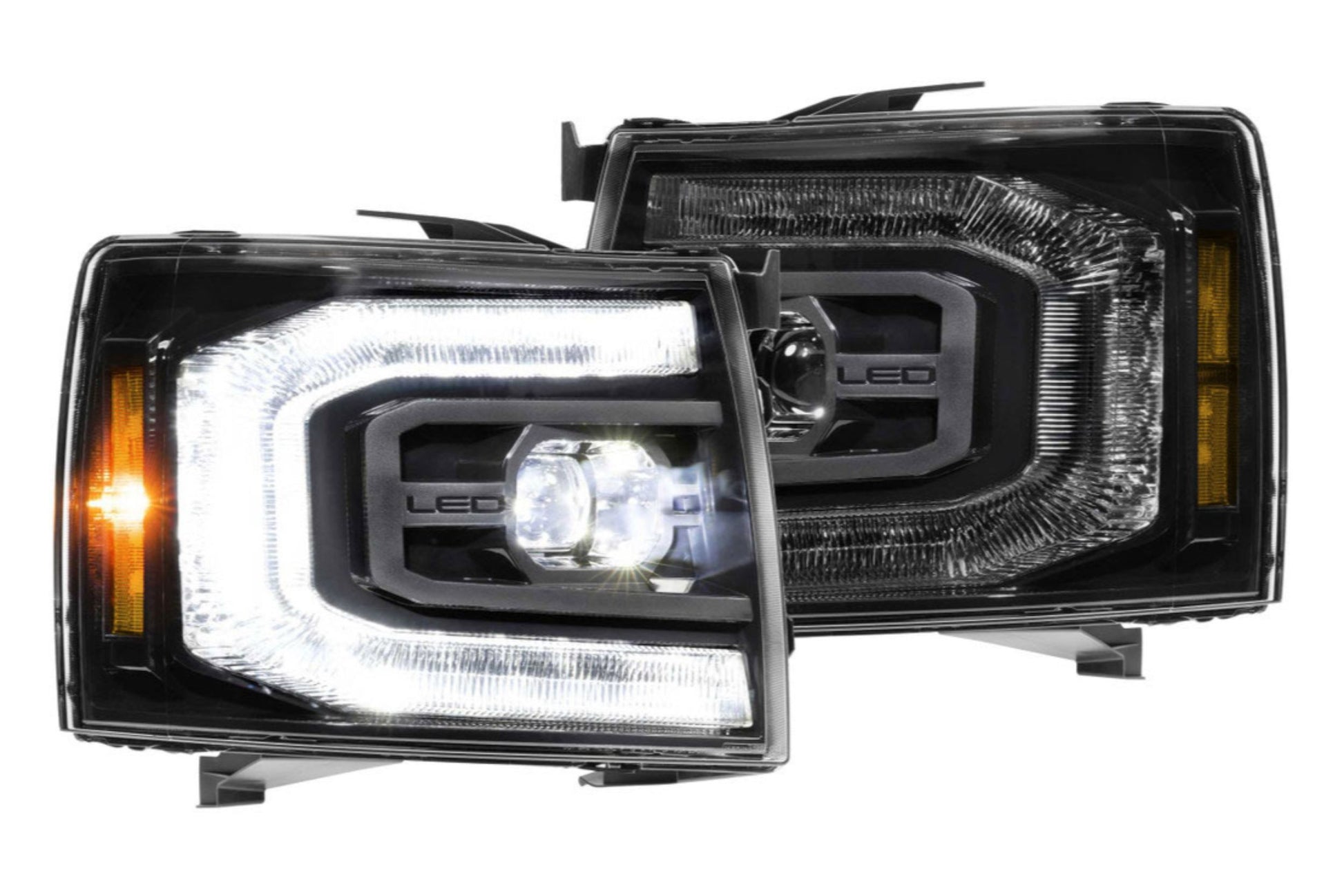 Morimoto Chevrolet Silverado / GMC Sierra XB LED Headlights, 2007-2013, Pair, ASM, Generation II, LF540.2-ASM