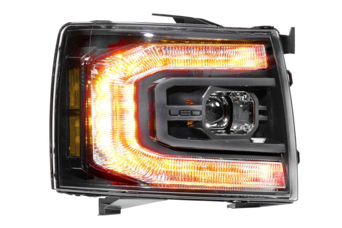 Morimoto Chevrolet Silverado / GMC Sierra XB LED Headlights, 2007-2013, Pair, ASM, Generation II, LF540.2-ASM