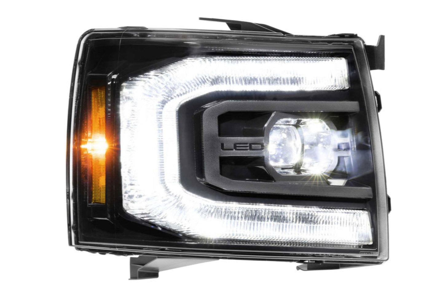 Morimoto Chevrolet Silverado / GMC Sierra XB LED Headlights, 2007-2013, Pair, ASM, Generation II, LF540.2-ASM