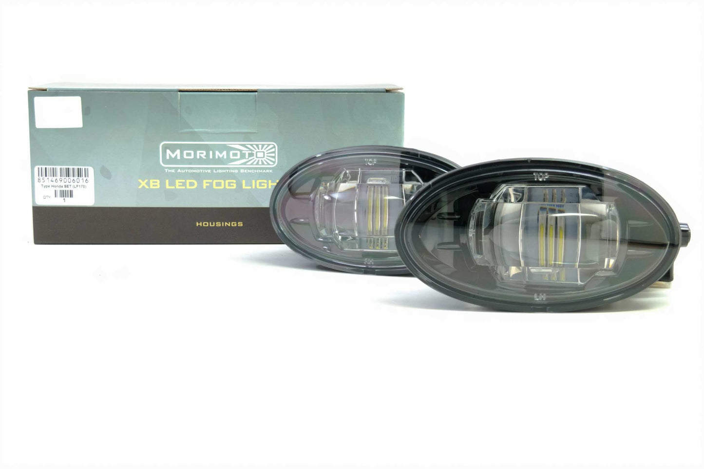 Morimoto Acura TSX / Honda Civic Sedan / Honda Civic Coupe / Honda Fit / Honda Insight / Honda Odyssey XB LED Fogs, 2006-2008, Type H, Pair, LF170