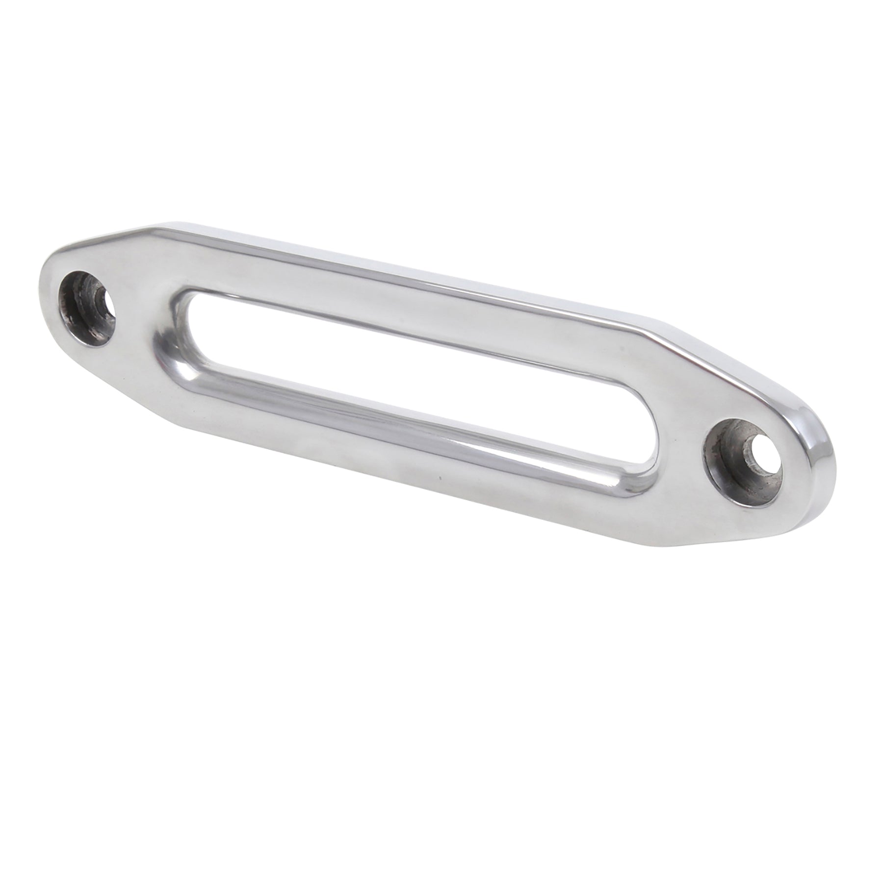 Smittybilt Universal Aluminum Hawse Fairlead, Polished w/o Logo, 2809