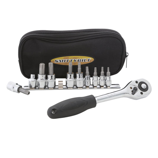 Smittybilt Universal 9-Piece Torx Tool Kit, T15-T50, 2830