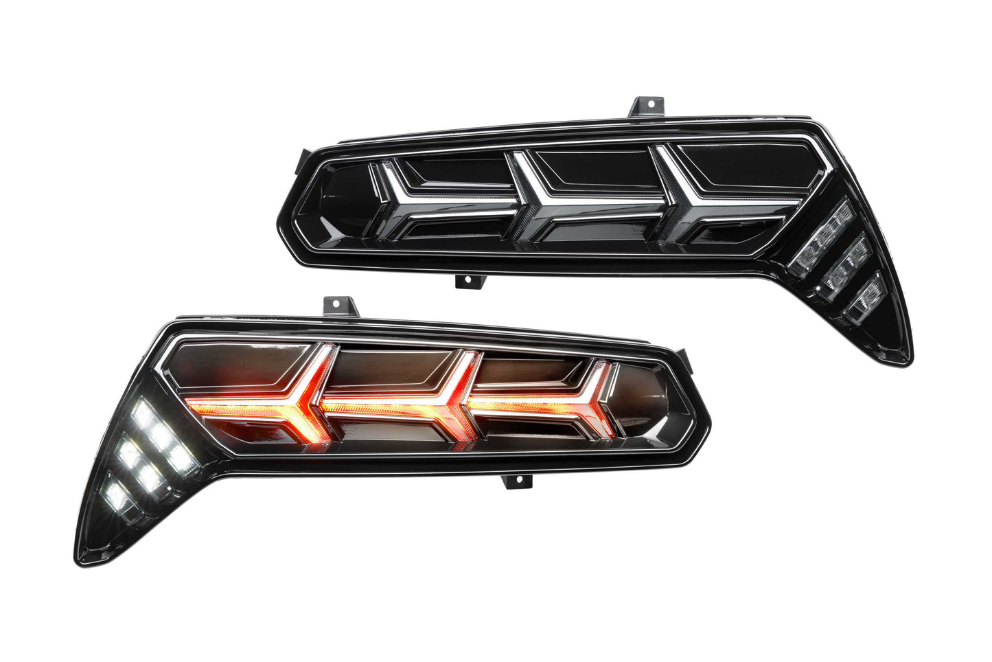 Morimoto Chevrolet Corvette C7 XB LED Tail Lights, 2014-2019, US Models Only, Pair, Smoked, LF464