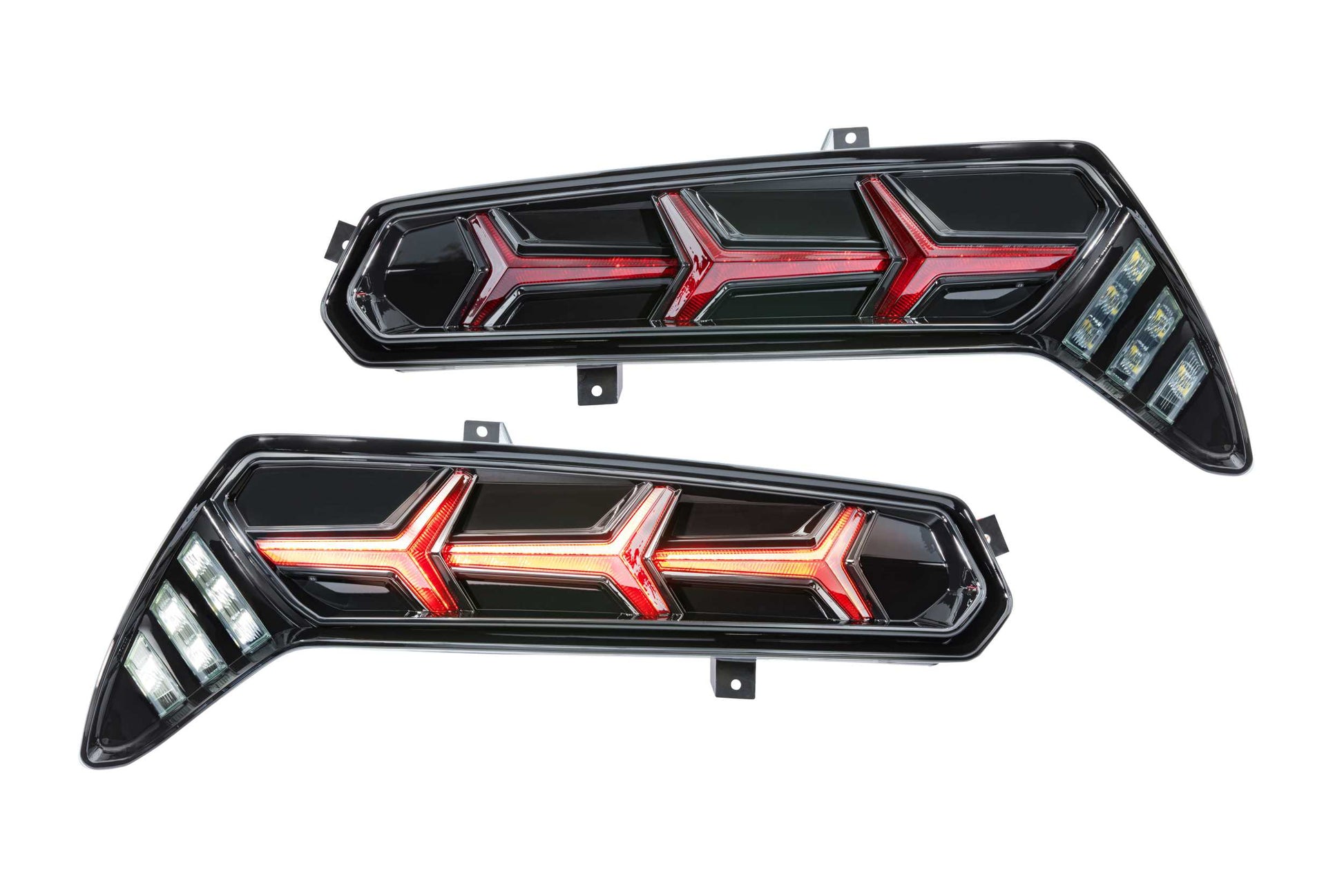 Morimoto Chevrolet Corvette C7 XB LED Tail Lights, 2014-2019, US Models Only, Pair, Red, LF465