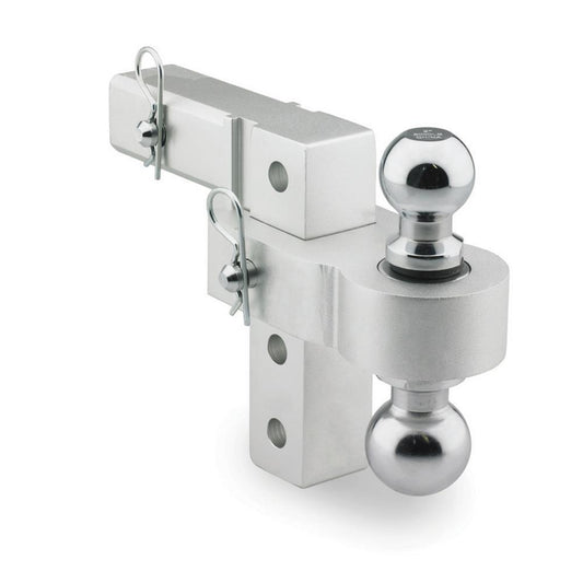 Smittybilt Universal 6" Adjustable Aluminum Drop Hitch, 1 7/8" & 2" Ball, 2925