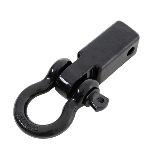 Smittybilt Universal Receiver Hitch D-Ring, 3/4? 4.75 Ton Rating, Fits 2? Receiver, Black, 29312B