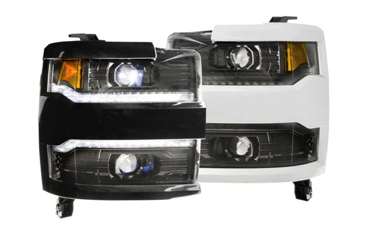 Morimoto Chevrolet Silverado HD XB LED Headlights, 2015-2019, Pair, ASM, LF541