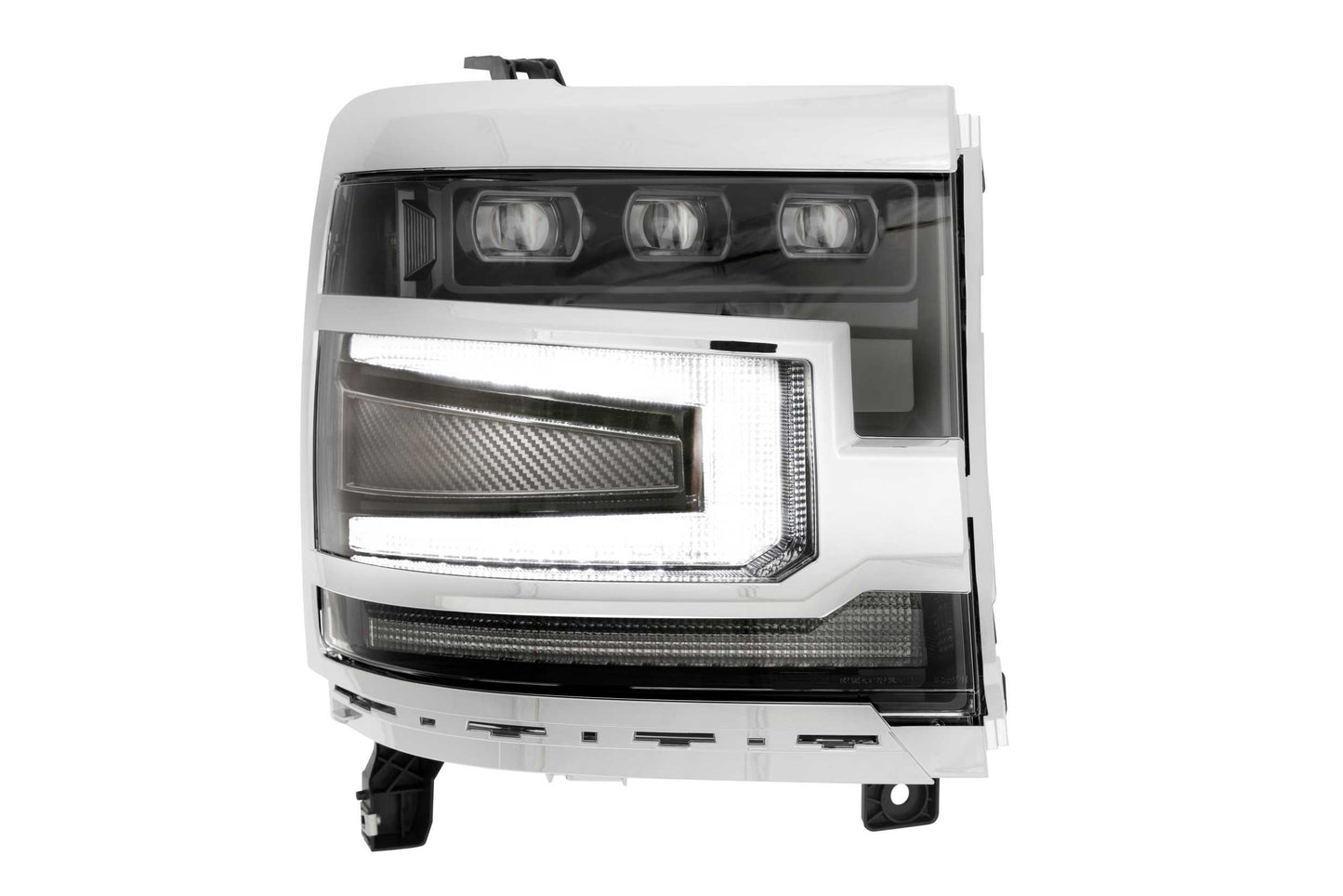 Morimoto Chevrolet Silverado 1500 XB LED Headlights, 2016-2018 Without OEM LED Turn Signals, Pair, ASM, LF542-ASM