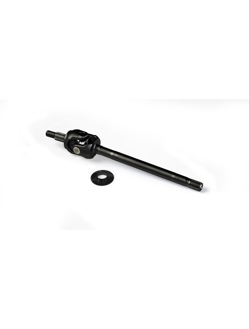 TeraFlex Jeep Wrangler JK Tera44 HD Front Axle Shaft With Outer Stub & U-Joint, Wide Left, 30-Spline