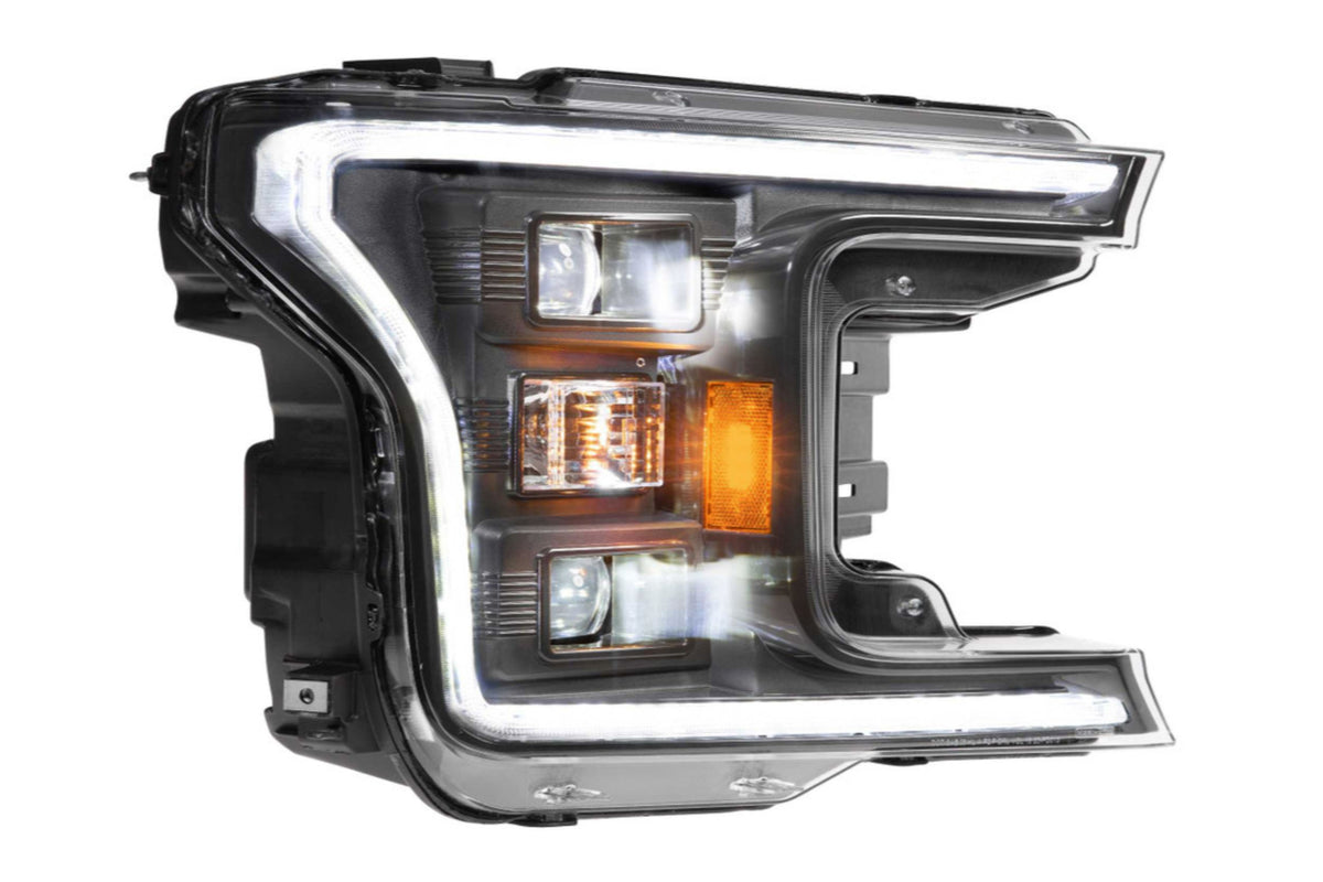 Morimoto Ford F-150 XB Hybrid LED Headlights, 2018-2020 Without OEM LEDs, Pair, ASM, LF551
