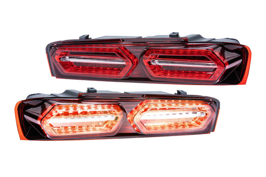 Morimoto Chevrolet Camaro XB LED Tail Lights, 2016-2018, US Models Only, Pair, Facelift, Red, LF407