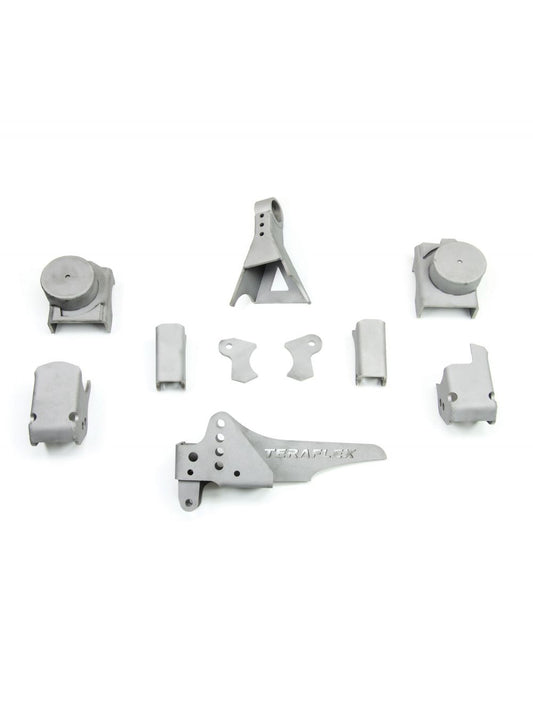 TeraFlex Jeep Wrangler JK Tera60 Front Axle Bracket Kit, 3.25" OD