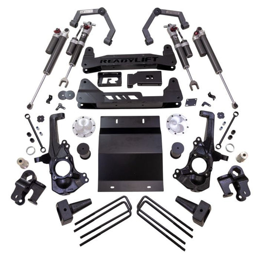 ReadyLift Chevrolet Silverado 2500 HD/3500 HD/GMC Sierra 2500 HD/3500 HD 8" MAX3.3 Suspension System With Falcon 3.3 Shocks and Fab UCA Arms, 2020-2024, RWD/4WD, 42-30840