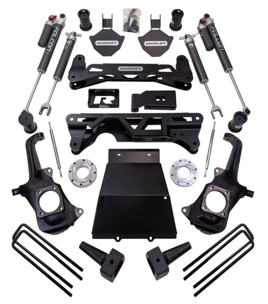 ReadyLift Chevrolet Silverado 2500 HD/3500 HD/GMC Sierra 2500 HD/3500 HD 5-6" MAX2.1 Suspension System With 2.1 Falcon Shocks, 2011-2019, 4WD, 42-31540