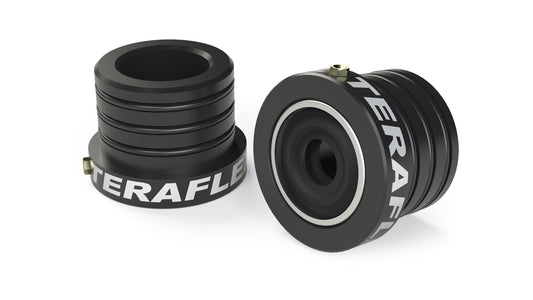 TeraFlex Jeep Wrangler JK Tera30/44 High-Performance Front Axle Tube Seal, 0.25" Wall 