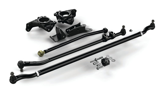 TeraFlex Jeep Wrangler JK Dana 30/44 High Steer System With HD Tie Rod Kit & HD Drag Link Flip Kit