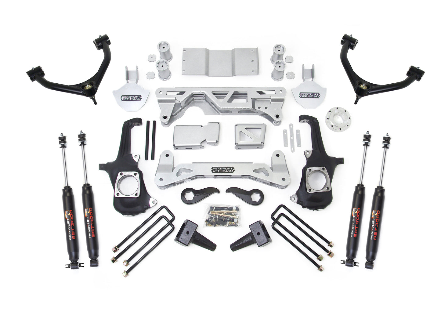 Chevrolet Silverado 2500/3500 HD/GMC Sierra 2500/3500 HD 7-8'' Lift Kit with SST3000 Shocks, 2011-2019, RWD/4WD, 44-3070