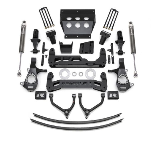 ReadyLift Chevrolet Silverado 1500/GMC Sierra 1500 9" Big Lift Kits for Aluminum or Stamped Steel OE Upper Control Arms with Falcon 1.1 Monotube Shocks, 2014-2018, RWD/4WD, 44-34900