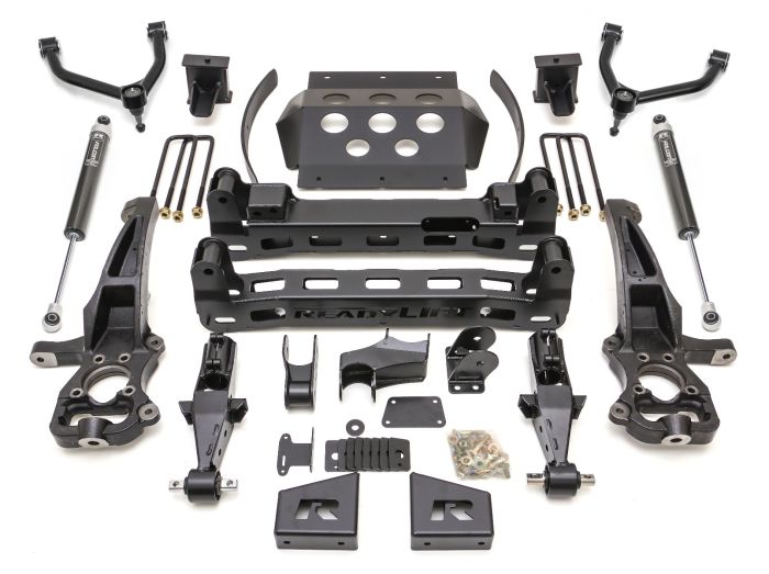 ReadyLift Chevrolet Silverado 1500/GMC Sierra 1500 8" Big Lift Kits with Upper Control Arms and rear Falcon 1.1 Monotube Shocks, 2019-2021, 4WD, 44-39800