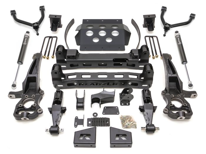 ReadyLift Chevrolet Silverado 1500/GMC Sierra 1500 8" Big Lift Kits with Upper Control Arms and rear Falcon 1.1 Monotube Shocks, 2019-2024, 2WD/4WD, 44-39805