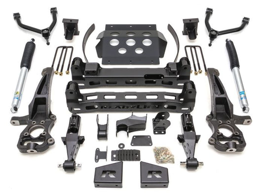 ReadyLift Chevrolet Silverado 1500/GMC Sierra 1500 8" Big Lift Kits with Upper Control Arms and rear Bilstein Shocks, 2019-2024, 2WD/4WD, 44-3985