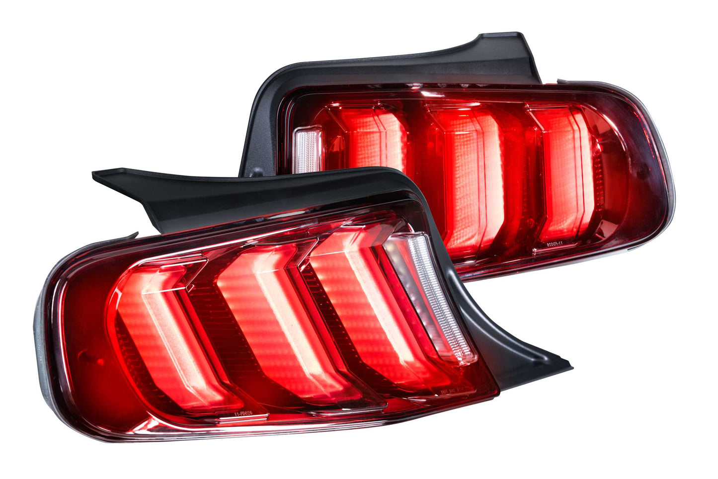 Morimoto Ford Mustang XB LED Tail Lights, 2013-2014, US Models Only, Pair, Facelift, Smoked, LF422.2
