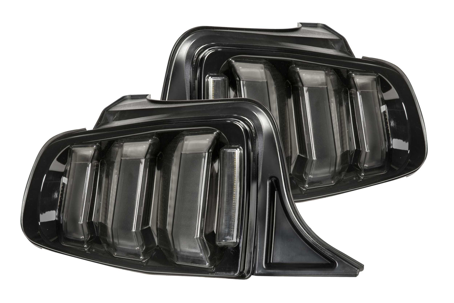 Morimoto Ford Mustang XB LED Tail Lights, 2013-2014, US Models Only, Pair, Facelift, Smoked, LF422.2