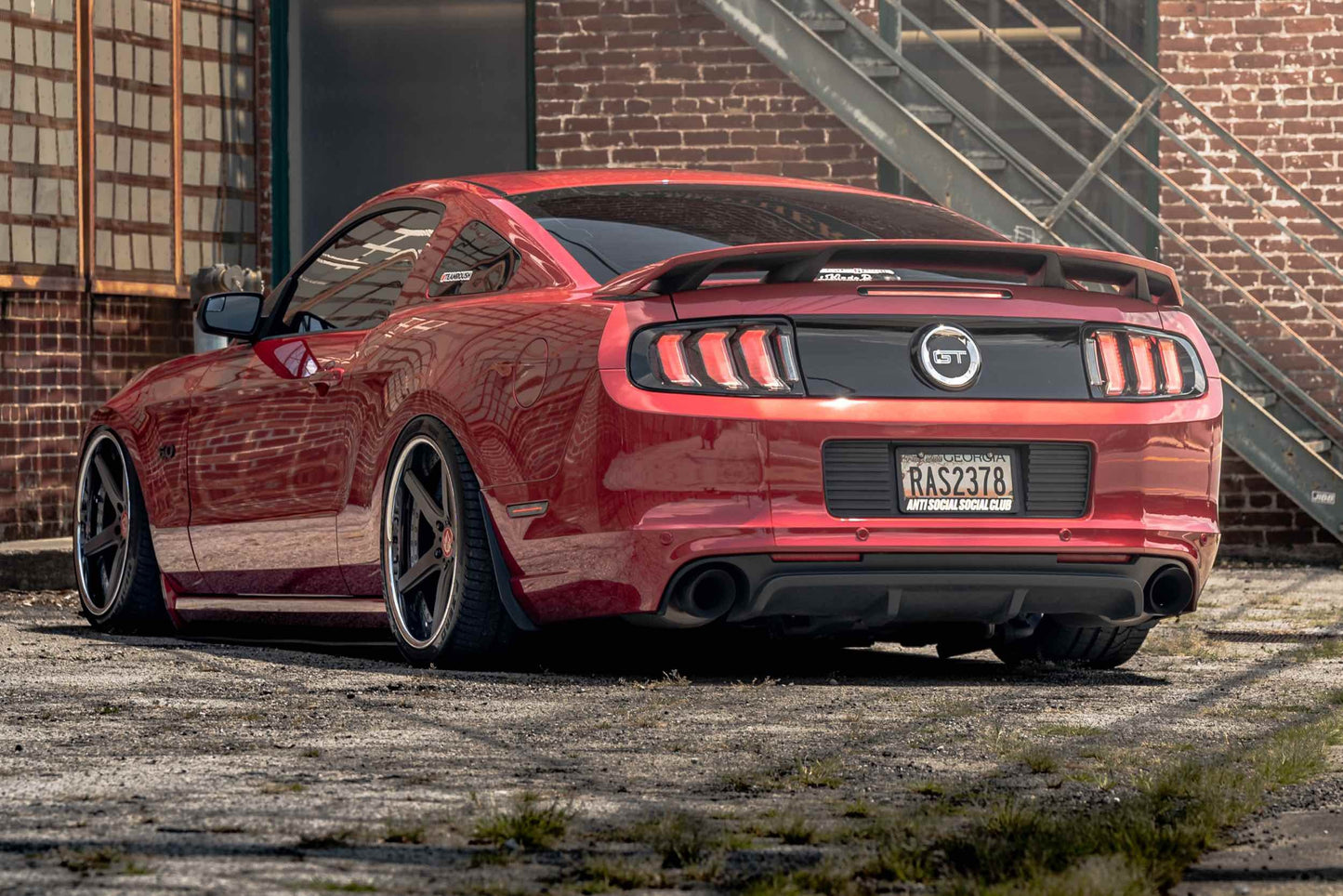 Morimoto Ford Mustang XB LED Tail Lights, 2013-2014, US Models Only, Pair, Facelift, Smoked, LF422.2