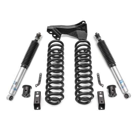 ReadyLift Ford F250/F350 Diesel 2.5'' Coil Spring Front Lift Kits with Bilstein Front Shocks and Front Track Bar Bracket, 2017-2019, 4WD, 46-2723