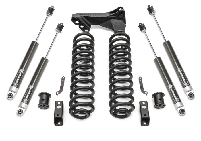 ReadyLift Ford F250/F350 Diesel 2.5'' Coil Spring Front Lift Kits with Falcon 1.1 Monotube Front and Rear Shocks and Front Track Bar Bracket, 2011-2016, 4WD, 46-27290