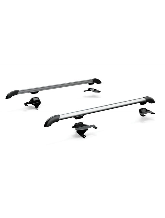 TeraFlex Jeep Wrangler JK 4 Door Nebo Roof Rack Main Rail Kit, Silver