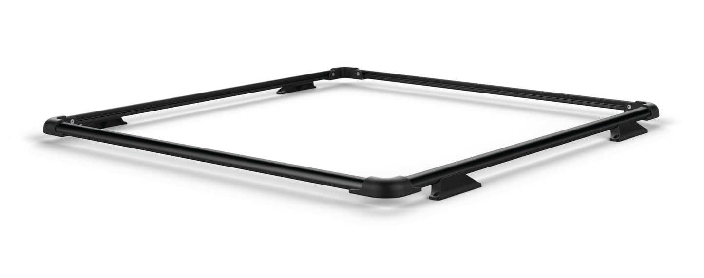 TeraFlex Jeep Wrangler JK 4 Door Nebo Roof Rack Raised Rail Kit, Black